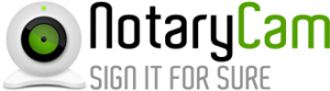 notarycam online notary logo